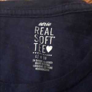 Aerie Real Soft Tee “Mistletoe Me” Long Sleeve